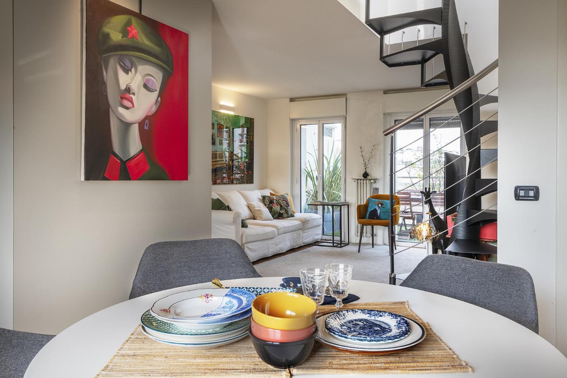 Giresio 41 - Your Penthouse With Rooftop Garden In Milano Navigli - Wifi Ngoại thất bức ảnh
